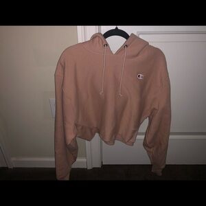 Cropped champion hoodie
